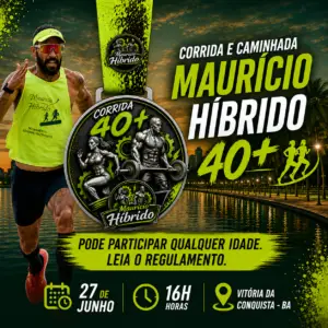 Corrida e Caminhada 40+ Maurício Híbrido